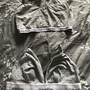 2 Calvin Klein bras!!! Very cute🤍🤍